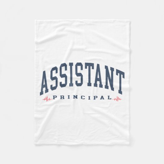 Grappige assistent-directeur Grappige schoolwerker Fleece Deken (Voorkant)