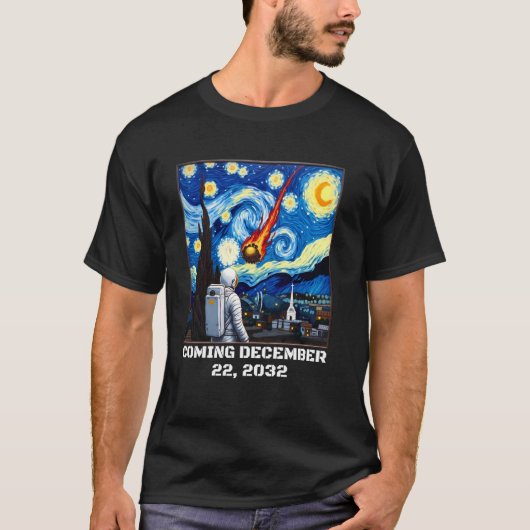 Grappige Asteroïde 2032 YR4 Asteroïde 2024 YR4 Kin T-shirt (Voorkant)