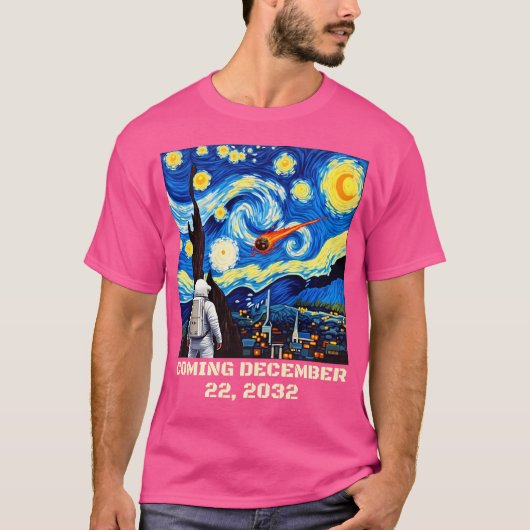 Grappige asteroïde 2032 Yr4 asteroïde 2024 Yr4 Kin T-shirt (Voorkant)