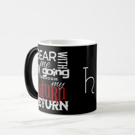 Grappige astrologie magische mok (Voorkant links)