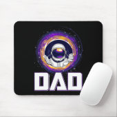 Grappige Astronaut Dad Outer Space Galaxy Lover Va Muismat (Met muis)