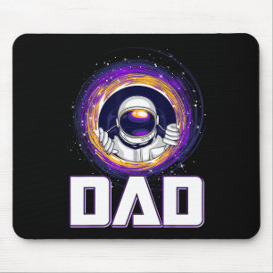 Grappige Astronaut Dad Outer Space Galaxy Lover Va Muismat