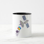 grappige astronaut mok (Midden)