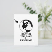 Grappige Astronaut NASA Space Briefkaart (Staand voorkant)