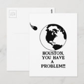 Grappige Astronaut NASA Space Briefkaart (Voorkant / Achterkant)