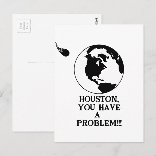 Grappige Astronaut NASA Space Briefkaart (Voorkant / Achterkant)