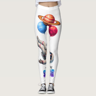 Grappige astronaut planeet ballonnen - ik heb meer leggings