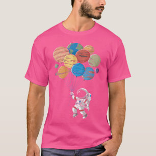 Grappige Astronaut Planets Gift Mannen Vrouwen Kin T-shirt