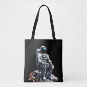 Grappige Astronaut Quote " Ik heb meer ruimte nodi Tote Bag (Voorkant)