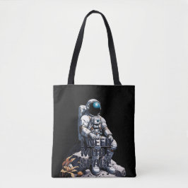 Grappige Astronaut Quote " Ik heb meer ruimte nodi Tote Bag