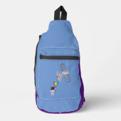 grappige astronaut sling bag (Voorkant)