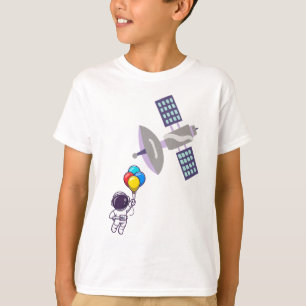 grappige astronaut t-shirt