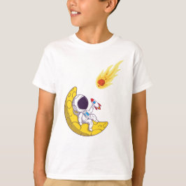 grappige astronaut t-shirt