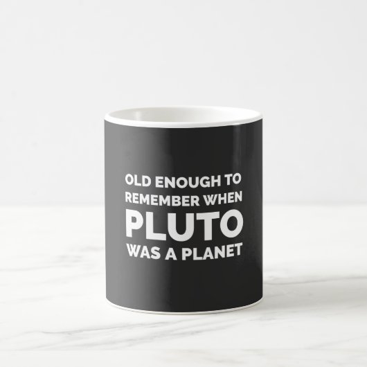 Grappige Astronomie Onthoud Pluto Koffiemok (Center)