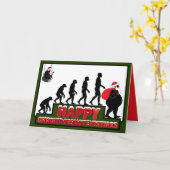 Grappige atheïstische kerstkaart kaart (Gele Bloem)