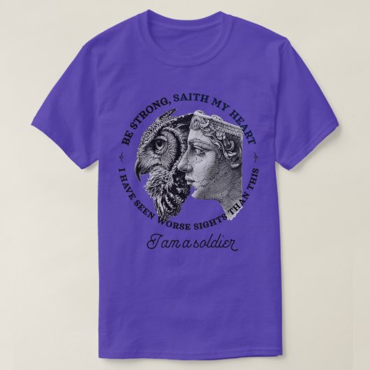 Grappige Athena Godin De Ilias Homer Griekse Mytho T-shirt (Design voorkant)