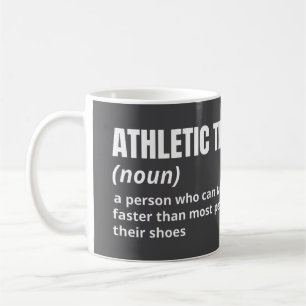 Grappige atletische trainer definitie koffiemok