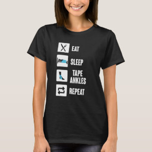 Grappige Atletische Trainer Taping Enkels Sport Gr T-shirt