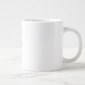 Grappige Attitude O Jee Geruite Herten Creatief On Grote Koffiekop (Rechts)