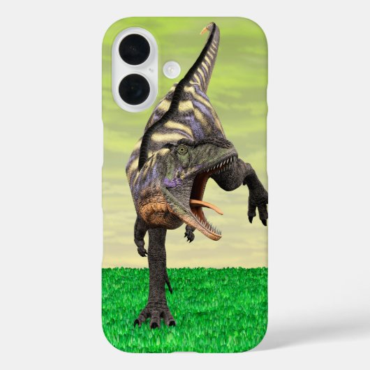 Grappige Aucasaurus Brullende Prehistorische Dino  Case-Mate iPhone Case (Achterkant)