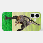 Grappige Aucasaurus Brullende Prehistorische Dino  Case-Mate iPhone Case (Achterkant (horizontaal))