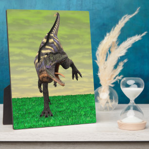 Grappige Aucasaurus Brullende Prehistorische Dino Fotoplaat