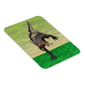 Grappige Aucasaurus Brullende Prehistorische Dino  Magneet (Rechterzijde)