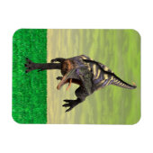 Grappige Aucasaurus Brullende Prehistorische Dino  Magneet (Horizontaal)