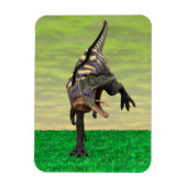 Grappige Aucasaurus Brullende Prehistorische Dino  Magneet (Verticaal)