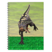 Grappige Aucasaurus Brullende Prehistorische Dino Notitieboek (Voorkant)