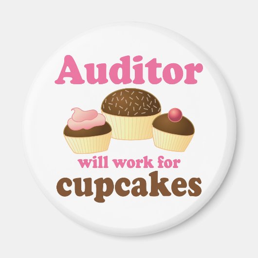 Grappige Auditor Magneet (Voorkant)
