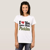 Grappige Augurk Liefde T-shirt (Voorkant volledig)