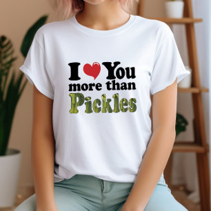 Grappige Augurk Liefde T-shirt