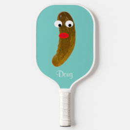 Grappige augurk man groen Blauwgroen pickleball pe Paddle