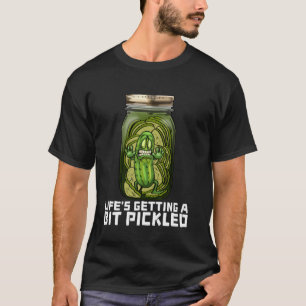 Grappige Augurk Pot Schrikbarende Augurk Plakken K T-shirt