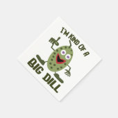 Grappige augurk pun cocktail servetten (Hoek)