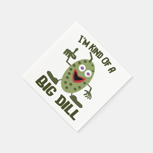 Grappige augurk pun cocktail servetten (Hoek)