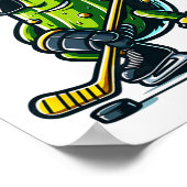 Grappige Augurk Schaatsen Hockey Sporthumor En Win Poster (Hoek)
