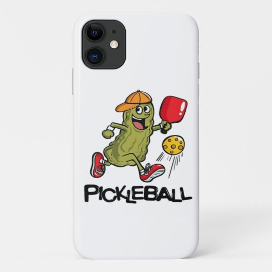 Grappige Augurk Speelt Pickleball Case-Mate iPhone Case (Achterkant)