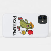 Grappige Augurk Speelt Pickleball Case-Mate iPhone Case (Achterkant (horizontaal))