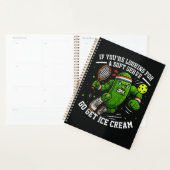 Grappige Augurk Speelt Pickleball Planner (Display)
