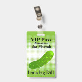 Grappige Augurk VIP-feestbadge Badge (Achterkant met clip)