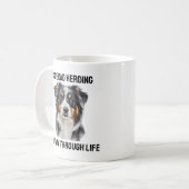 Grappige Aussie Dad Herding Mok (Voorkant links)