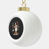 Grappige Australian Shepherd Moeder Cadeaus Aussie Keramische Bal Ornament (Rechts)