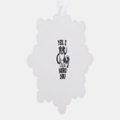 Grappige Australian Shepherd Moeder Cadeaus Aussie Ornament Kaart (Rechts)
