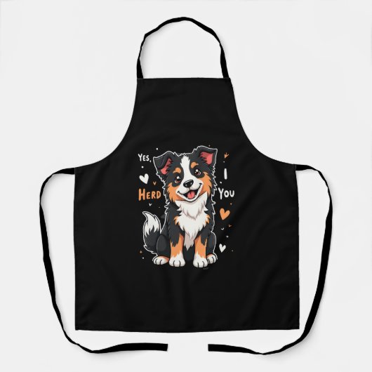 Grappige Australian Shepherd Moeder Cadeaus Aussie Schort (Voorkant)