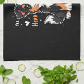 Grappige Australian Shepherd Moeder Cadeaus Aussie Theedoek (Gevouwen)