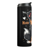 Grappige Australian Shepherd Moeder Cadeaus Aussie Thermosbeker (Gedraaid links)