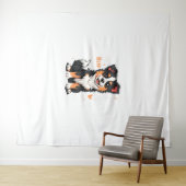 Grappige Australian Shepherd Moeder Cadeaus Aussie Wandkleed (In Situ (horizontaal))