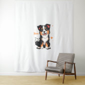 Grappige Australian Shepherd Moeder Cadeaus Aussie Wandkleed (In situ)